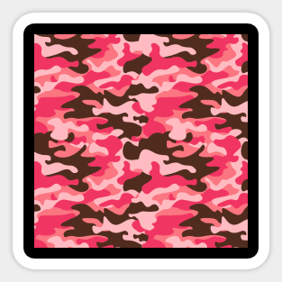 Camouflage Seamless Pattern Sticker